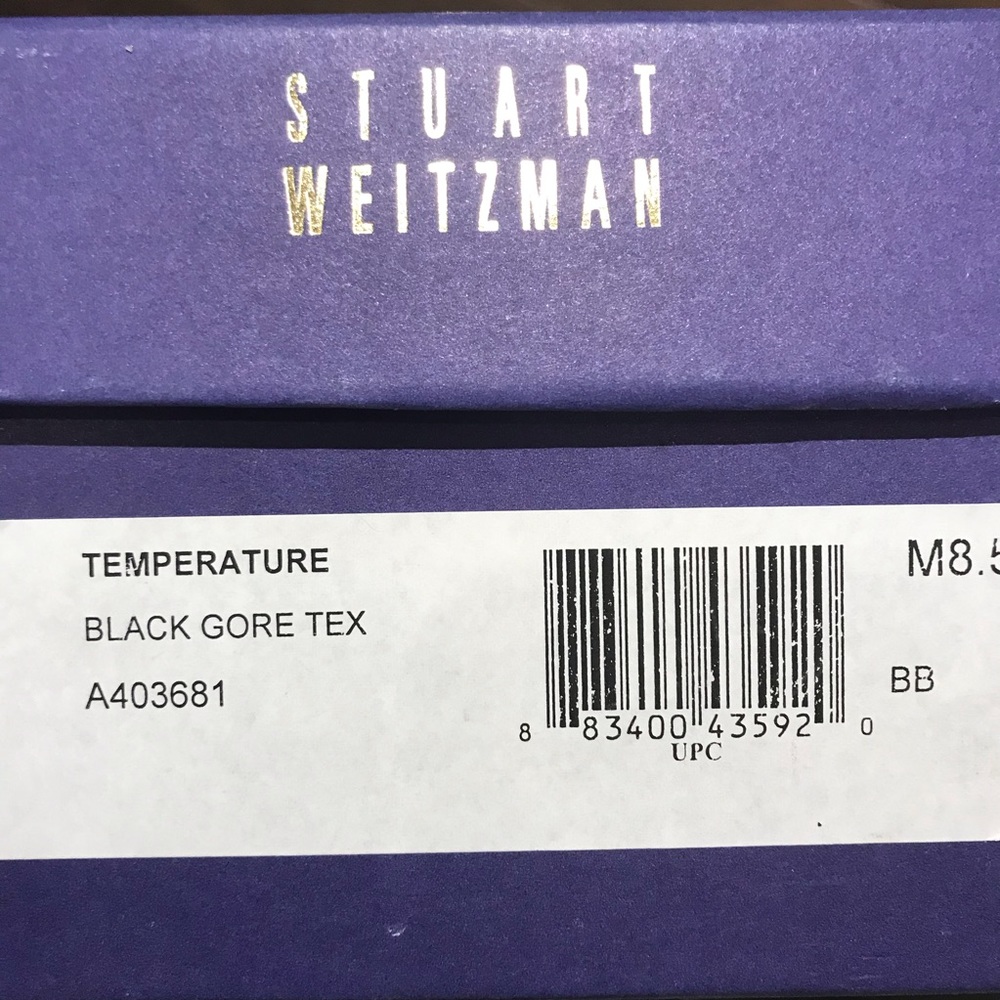 Stuart Weitzman Black Gore-Tex Fabric Boots - image 5